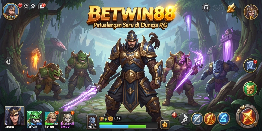 Tampilan menarik dari gameplay BETWIN88 yang penuh aksi RPG.
