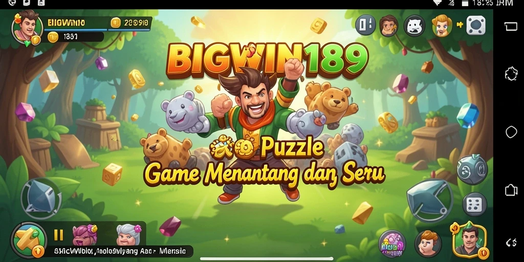 Gameplay seru dan menantang dari BIGWIN189 saat menyelesaikan puzzle.