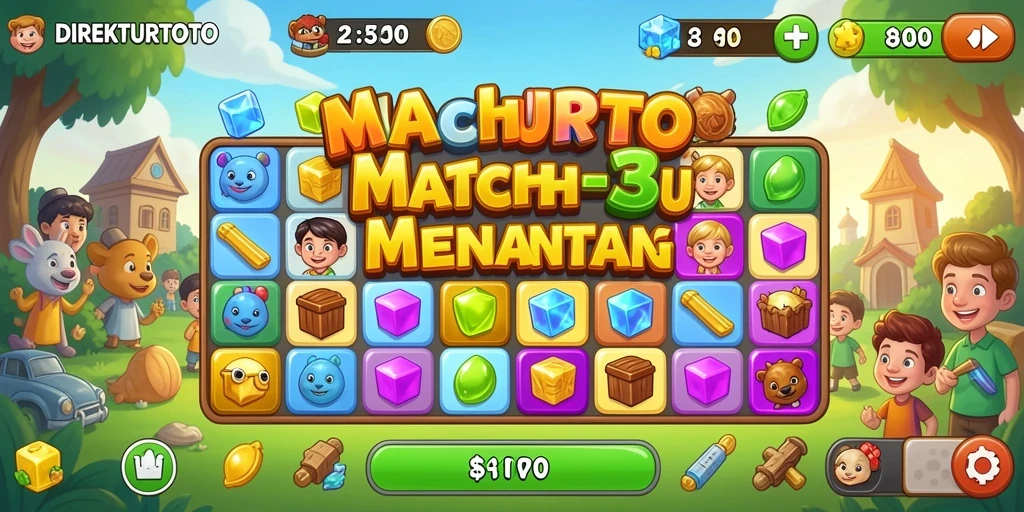 Tampilan gameplay seru dari DIREKTURTOTO yang penuh warna.