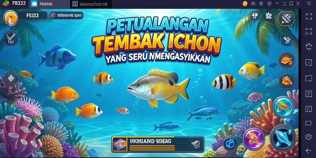 Tampilan gameplay FB333 yang seru dan penuh aksi Tembak Ikan.