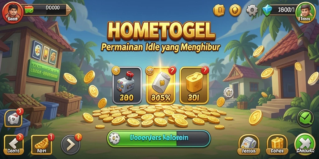 Screenshot gameplay HOMETOGEL yang menarik dan seru.