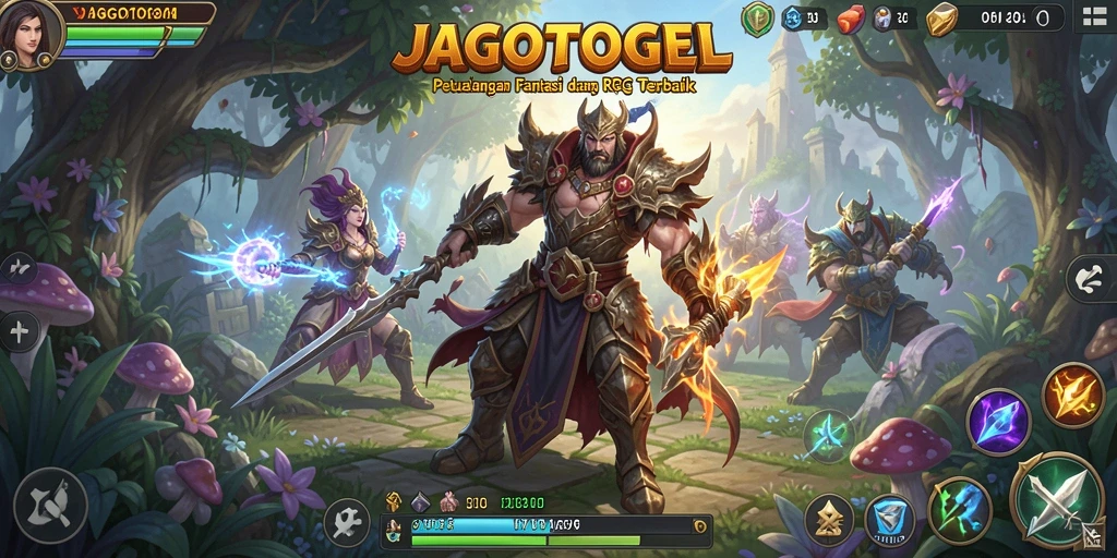Screenshot dari gameplay RPG JAGOTOGEL yang penuh aksi.