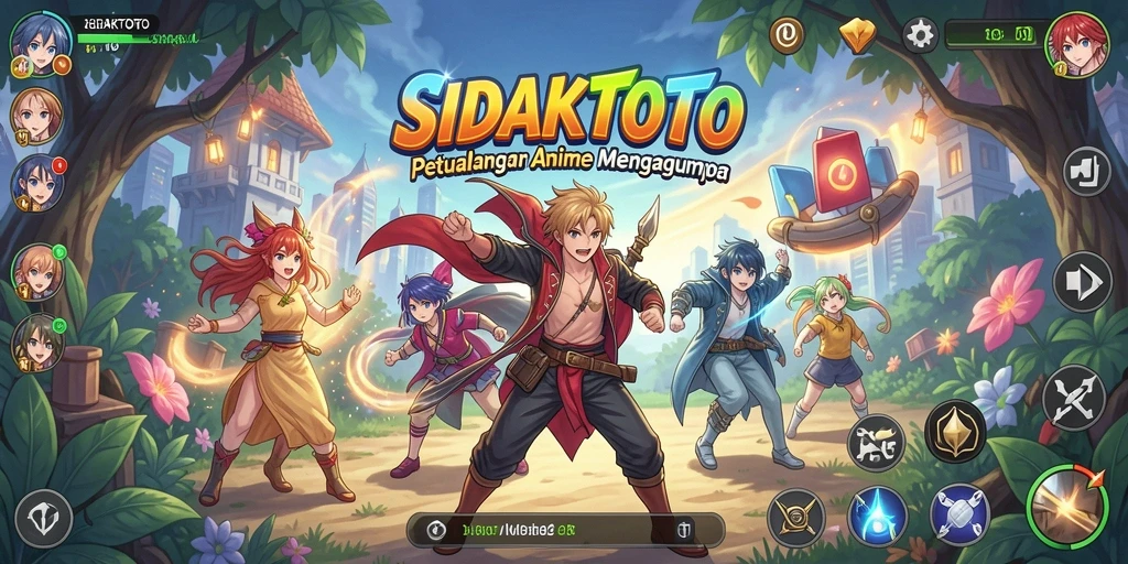Tampilan gameplay SIDAKTOTO yang menakjubkan dan penuh warna.